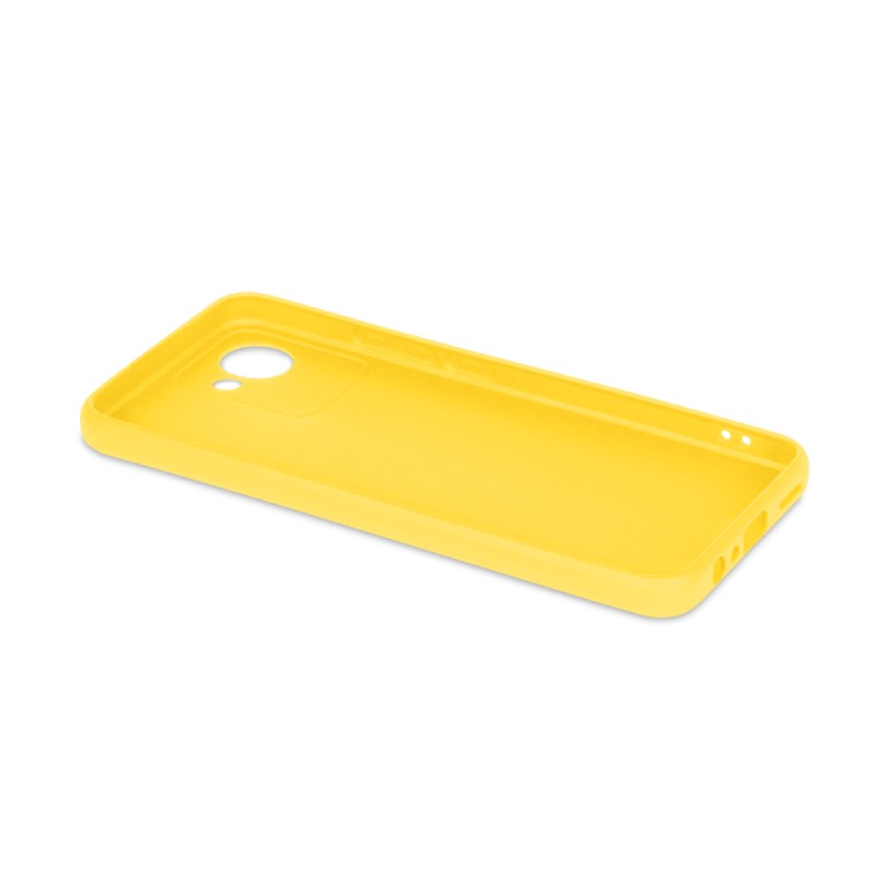 Чехол DF для Realme C30 Silicone Yellow rmCase-18