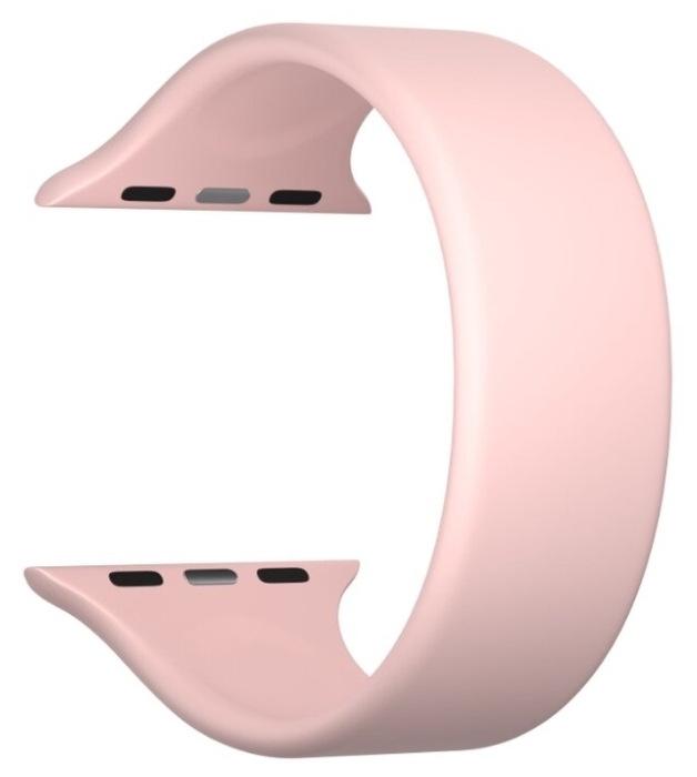Ремешок Lyambda Atria для Apple Watch, 42-44 mm, силикон, светло-розовый (DSJ-23-44-LP)