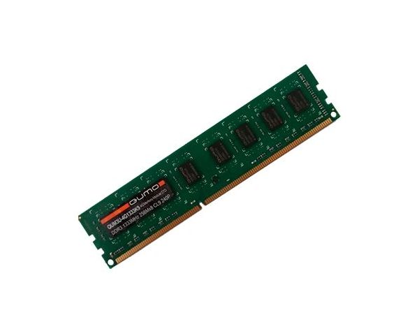 Память оперативная DDR3 Qumo 4Gb 1333MHz (QUM3U-4G1333K9)