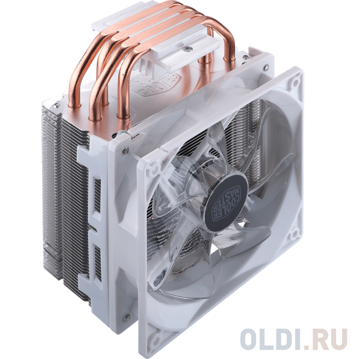 Cooler Master CPU Cooler Hyper 212 LED White Edition, 600 - 1600 RPM, 150W, White LED fan, Full Socket Support