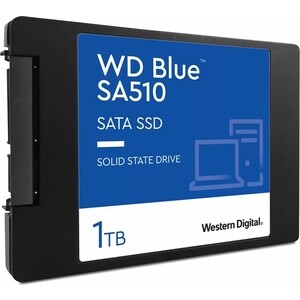 SSD накопитель Western Digital (WD) Blue SA510 3D NAND WDS100T3B0A 1ТБ 2,5 SATA (TLC) в Москвe