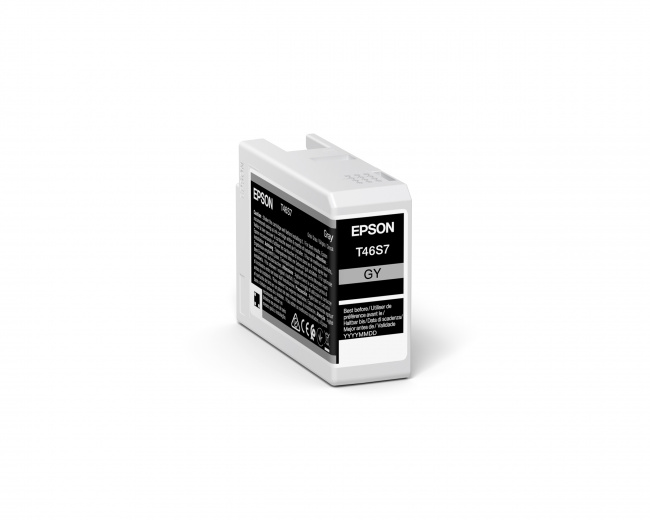 Картридж струйный Epson T46S (C13T46S700), серый, оригинальный, объем 25мл для SureColor SC-P700