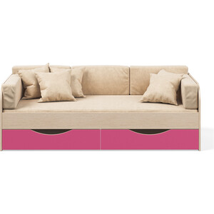 Одноярусная кровать с ящиками Seven dreams Seven dreams Belden (sd-100 цвет дуб млечный розовый)