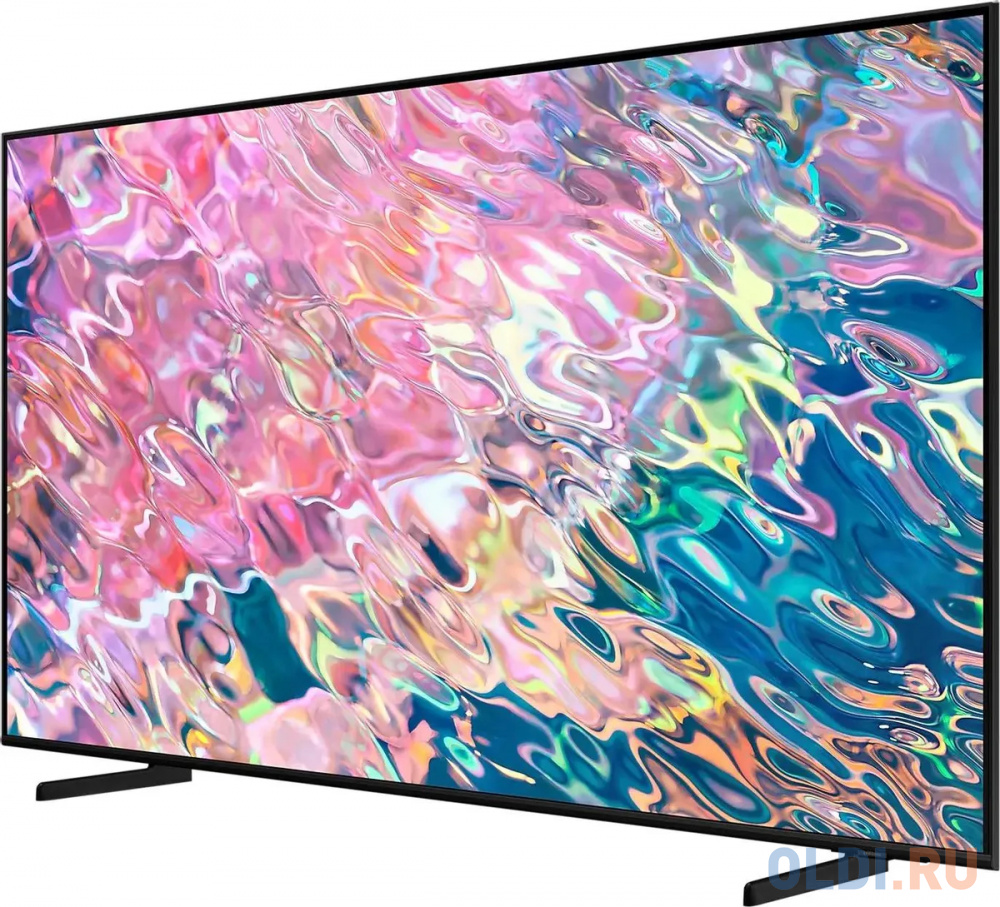 Телевизор QLED Samsung 43" QE43Q60CAUXUZ Q черный 4K Ultra HD 60Hz DVB-T DVB-T2 DVB-C DVB-S DVB-S2 USB WiFi Smart TV в Москвe