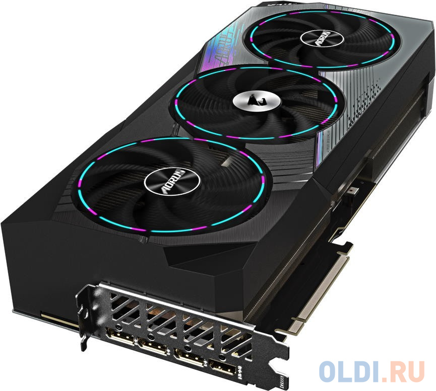 Видеокарта GigaByte nVidia GeForce RTX 4080 AORUS MASTER 16384Mb GV-N4080AORUS M-16GD