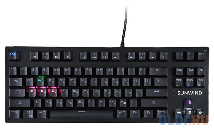 Клавиатура SunWind SW-K900G Black USB