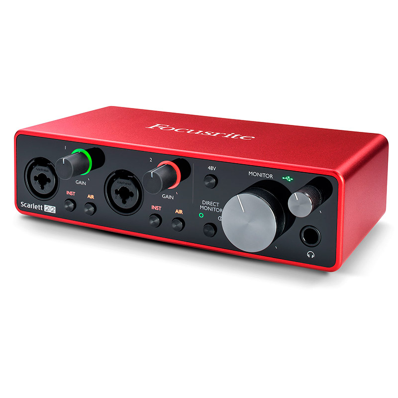 Аудиоинтерфейс Focusrite Scarlett 2i2 3rd Gen в Москвe