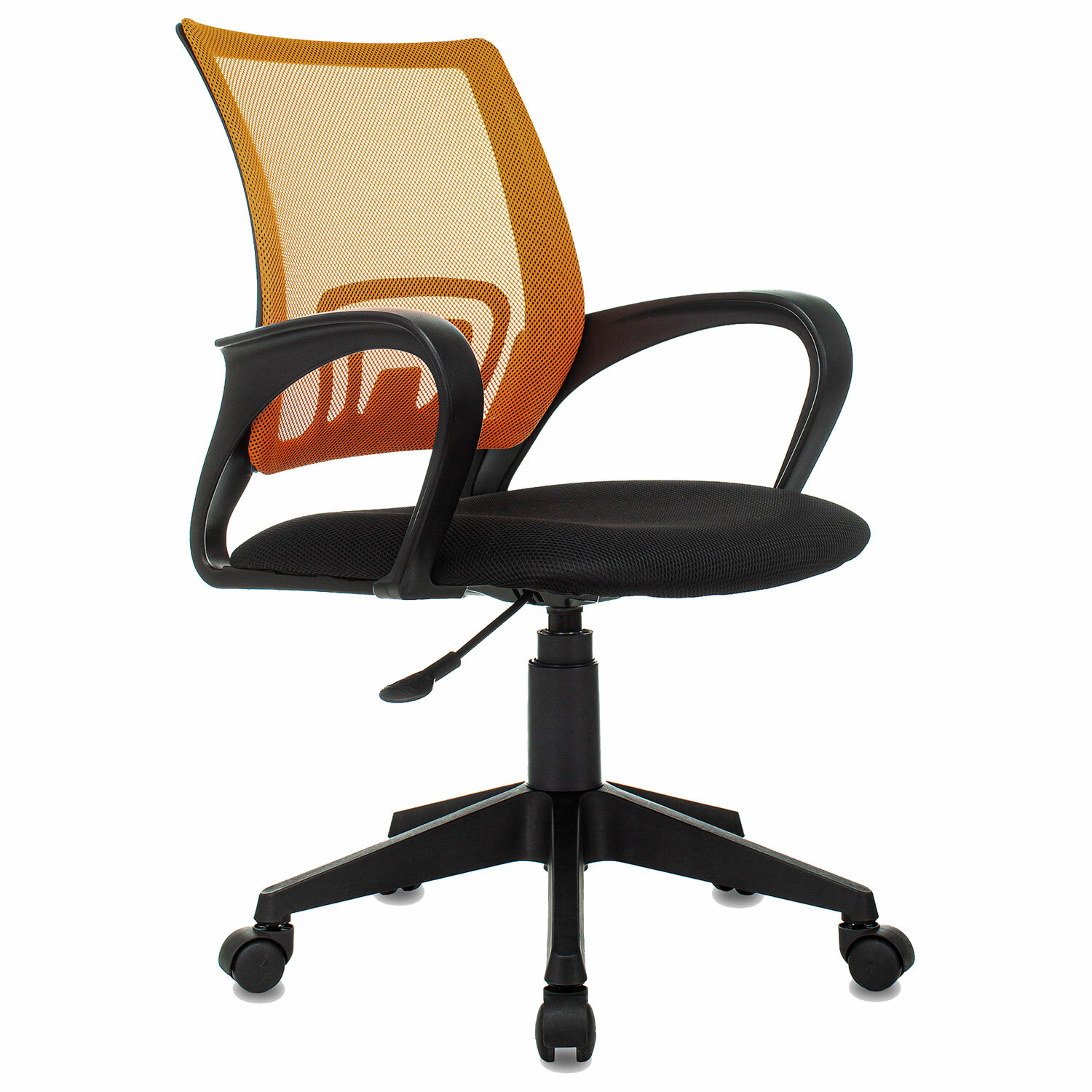 Кресло компьютерное BRABIX Fly MG-396 оранжевое/черное (532084)