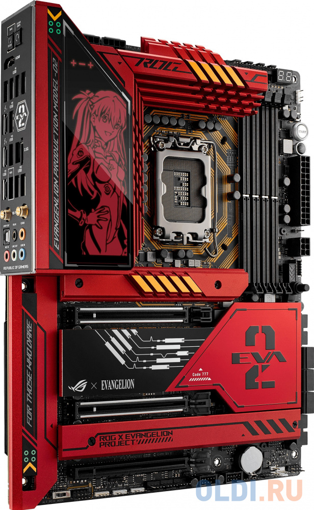 ASUS ROG MAXIMUS Z790 HERO EVA-02, LGA1700, Z790, 4*DDR5, HDMI, 6xSATA3 + RAID, M2, Audio, Gb LAN, USB 3.2, USB 2.0, ATX; 90MB1CI0-M0EAY0