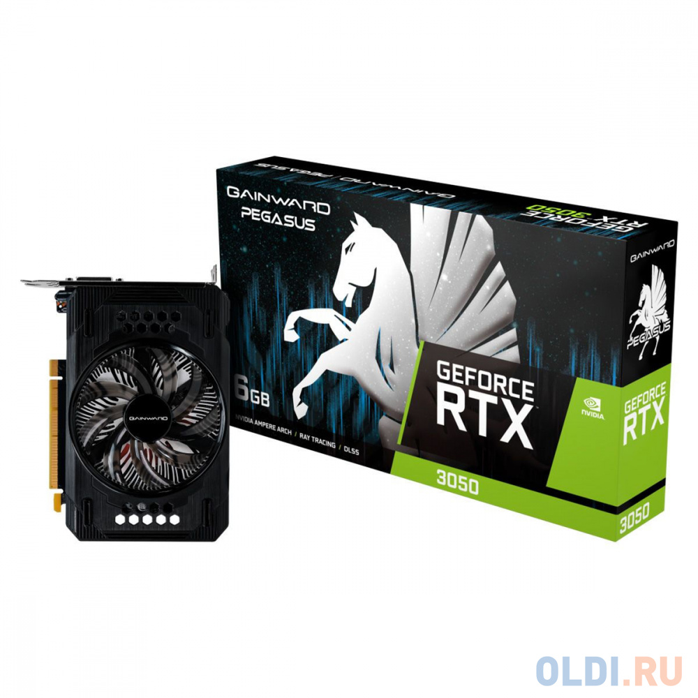 RTX3050 PEGASUS 6GB GDDR6 96bit DVI HDMI DP в Москвe