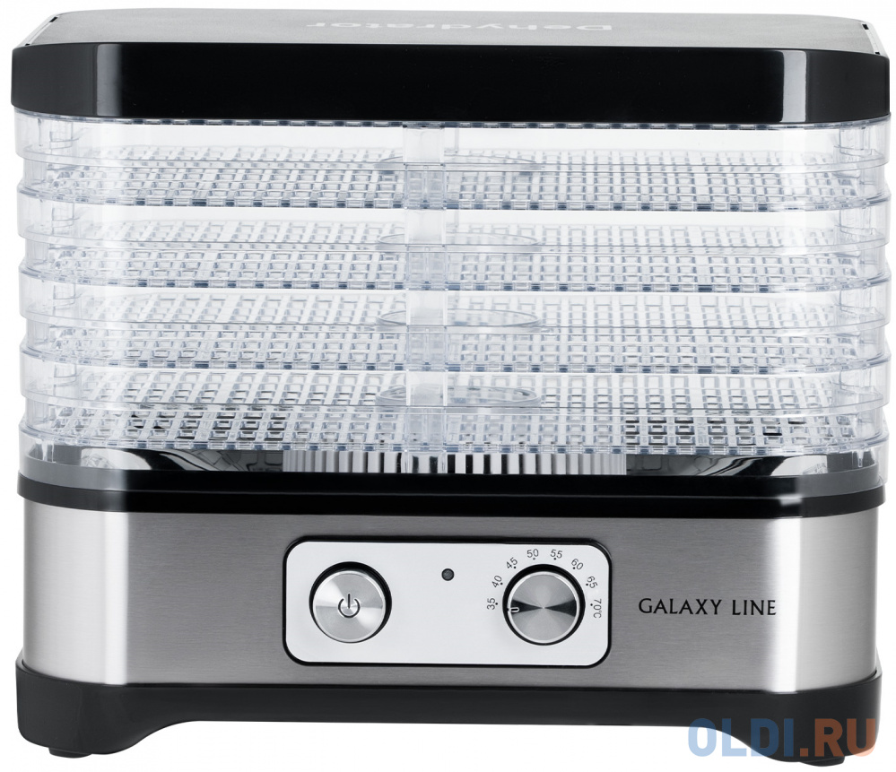 Сушилка для овощей и фруктов 500W LINE GL 2639 BLACK GALAXY