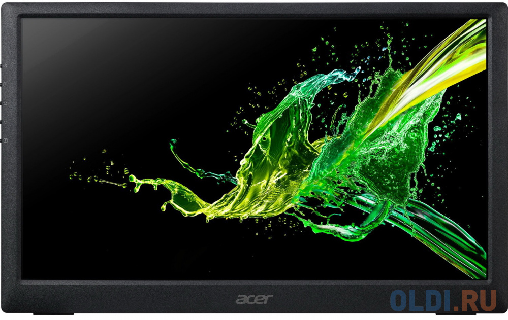 Монитор/ ACER PM161QBbmiuux 15,6'', Portable monitor, ZeroFrame, UltraThin Black, 16:9, IPS, 1920x1080, 4ms, 250cd, 60Hz, 1xMiniHDMI + 2xTyp в Москвe