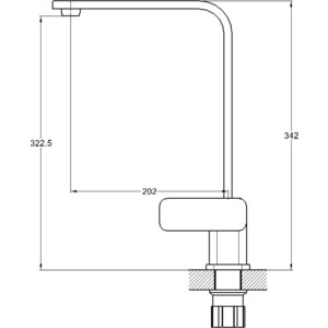 Смеситель для кухни G.lauf NEB (NEB4-A123) в Москвe