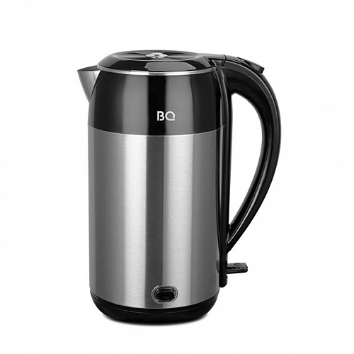 Чайник BQ KT2030SW 2.2л. 2.2 кВт, нержавеющая сталь/пластик, серебристый/черный