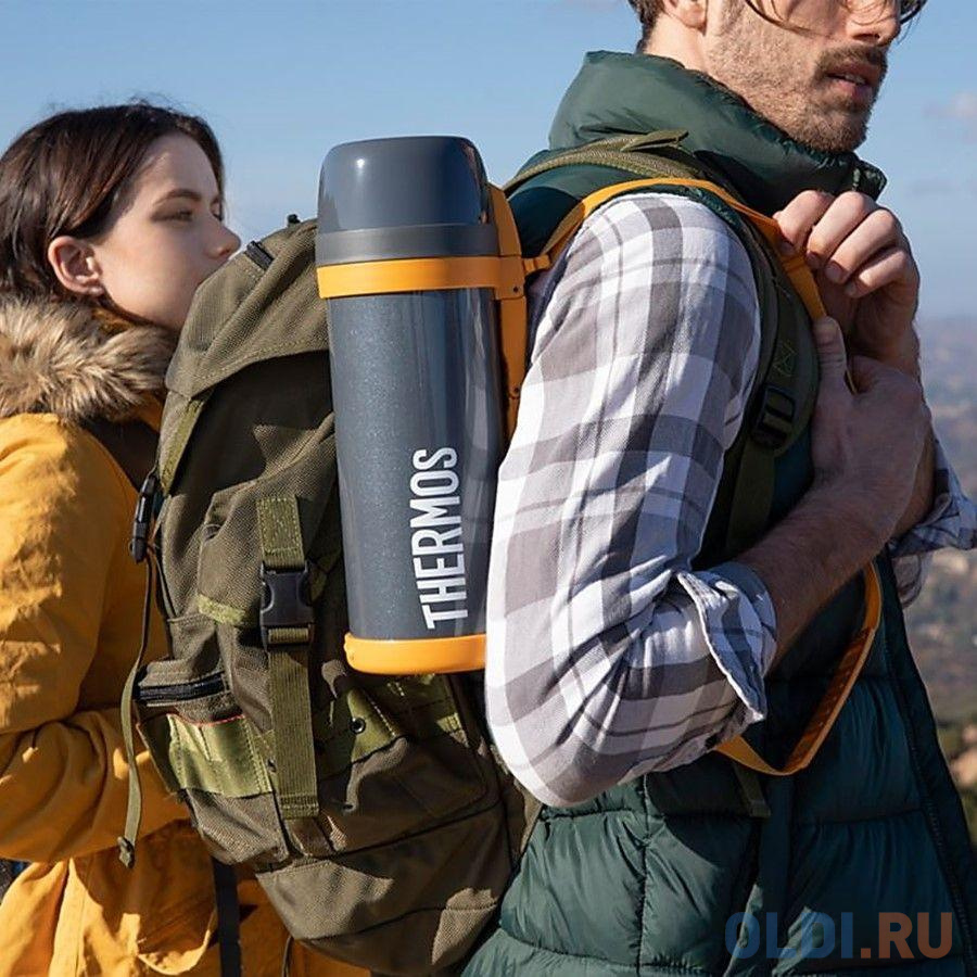 Термос Thermos FDH Stainless Steel Vacuum Flask 2л. серый/оранжевый (387769)