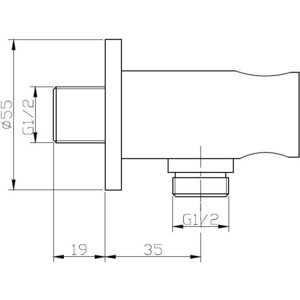 Душевой набор BelBagno Ancona хром (ANCONA-DFS-CRM)