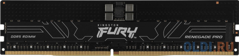 Модуль памяти Kingston 32GB DDR5 6400 FURY Renegade Pro RDIMM Black XMP ECC Registered DIMM (Single Module) 1RX4 32-39-39 1.4V 288-pin 16Gbit