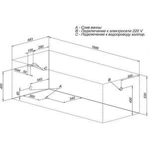 Акриловая ванна Aquanet Extra 170x70 с каркасом и панелью (205482, 206341) в Москвe