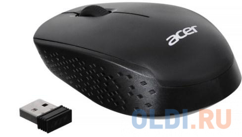 Мышь беспроводная Acer OMR020 Wireless 2.4G Mouse чёрный USB + радиоканал в Москвe