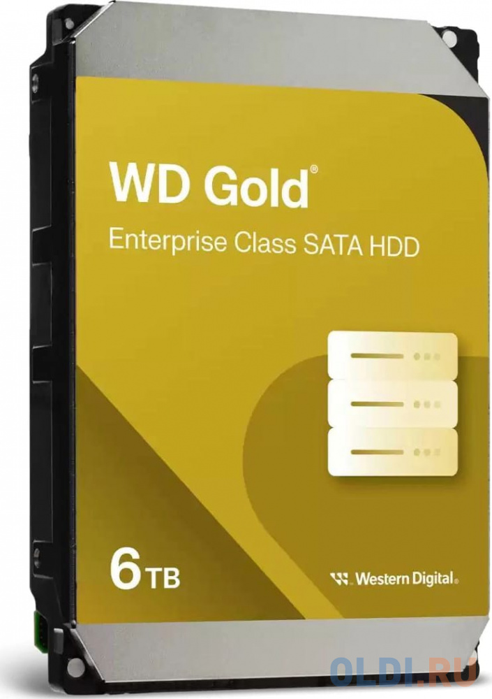 Жесткий диск WD SATA-III 6TB WD6004FRYZ Desktop Gold 512E (7200rpm) 256Mb 3.5"