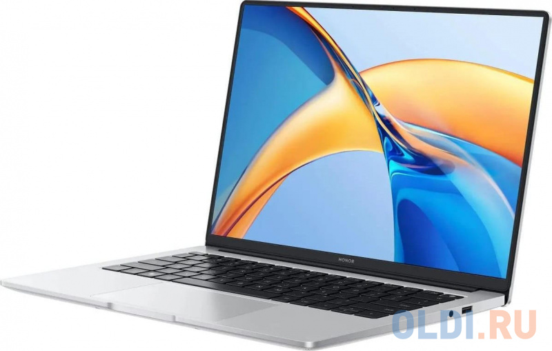 Ноутбук 14" IPS FHD HONOR MagicBook X14 silver (Ryzen 5 7640HS/16Gb/512Gb SSD/VGA int/noOS) (5301AKAX)