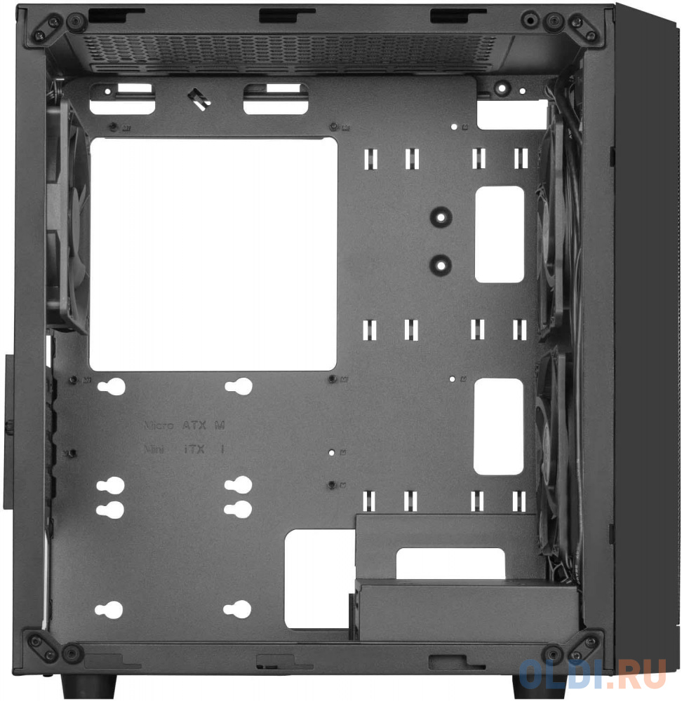 Корпус microATX SilverStone Precision Без БП чёрный