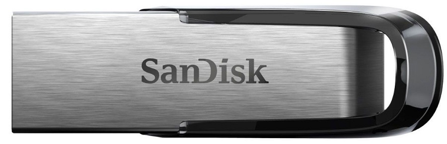 Флешка SanDisk Ultra Flair 128GB (SDCZ73-128G-G46) USB 3.0 черный/серебристый