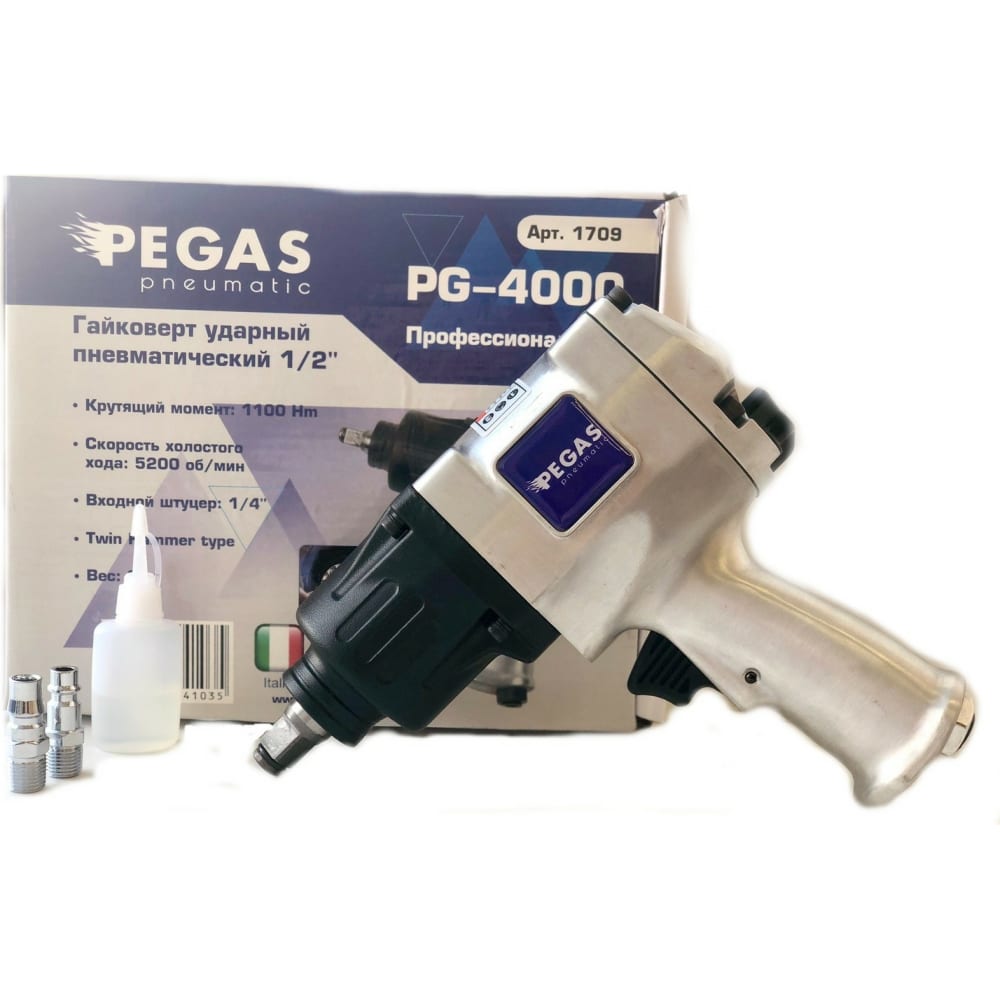 Ударный пневматический гайковерт Pegas pneumatic