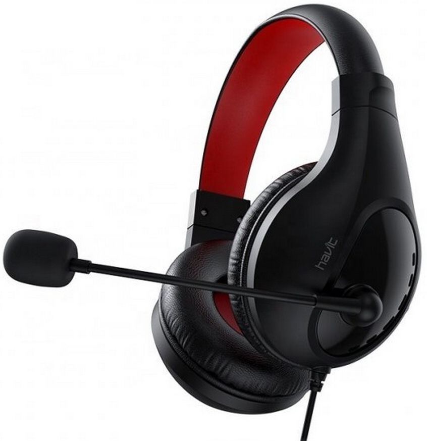 Наушники Havit Wired headphone HV-H2116D Black+Red в Москвe