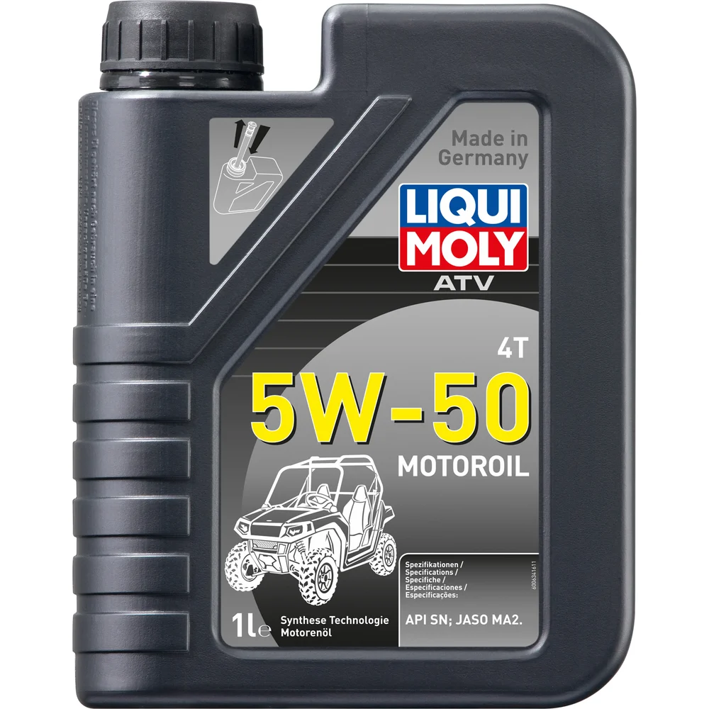 НС-синтетическое моторное масло 4T для 4-х тактных мотоциклов LIQUI MOLY