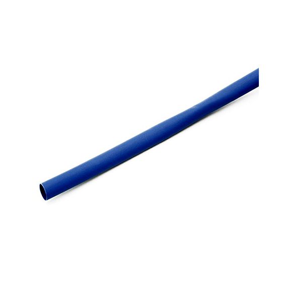 Термоусаживаемая трубка ТУТ IEK, 2.5 см/1.25 см, 1 шт. x 1 м, синий (UDRS-D25-1-K07)