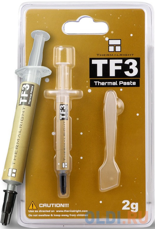 Термопаста Thermalright TF3, 2 грамма, 6 Вт/(м·K), -50/240С
