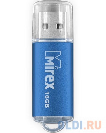 Флеш накопитель 16GB Mirex Unit, USB 2.0, Синий