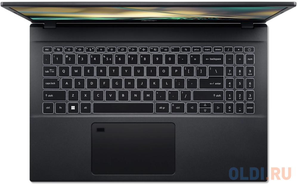 Ноутбук 15.6" IPS FHD Acer A715-76G black (Core i5 12450H/16Gb/512Gb SSD/2050 4Gb/noOS) (NH.QMYER.002)