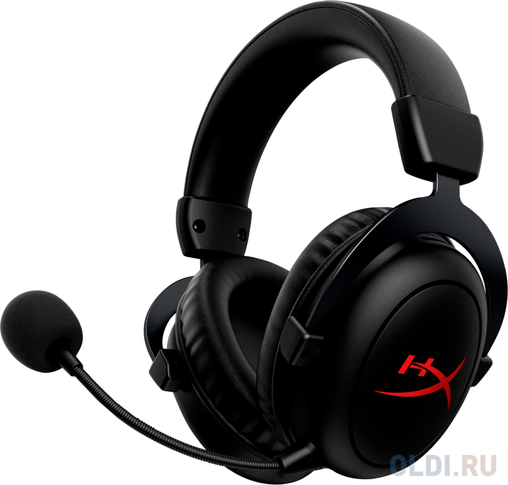 Игровая беспроводная гарнитура HyperX Cloud Core wireless  DTS (2,4 ГГц, USB, 53 мм, HHSC1C-CG-BK/G/4P5D5AA)