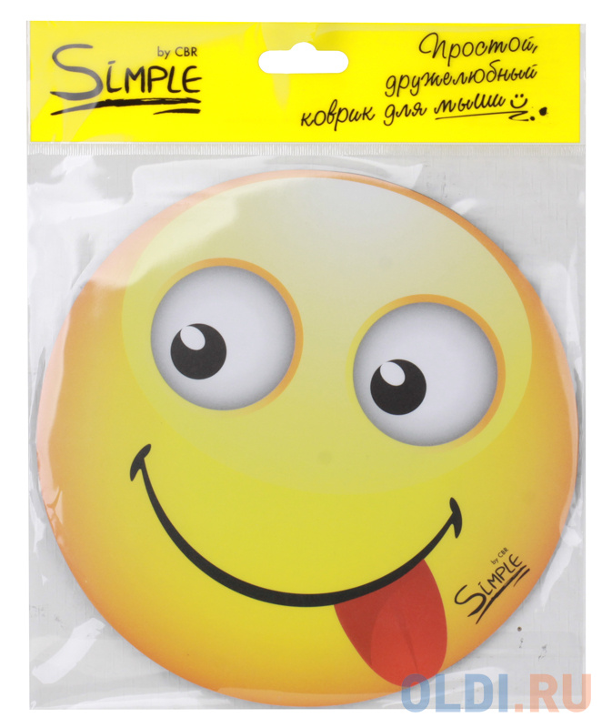 Коврик для  мыши CBR  Simple S9 "Smile" в Москвe