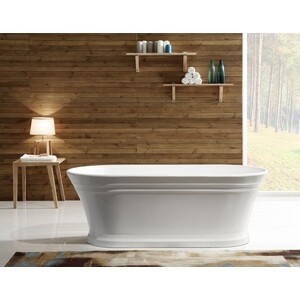 Акриловая ванна BelBagno 170х80 слив-перелив хром (BB402-1700-790)