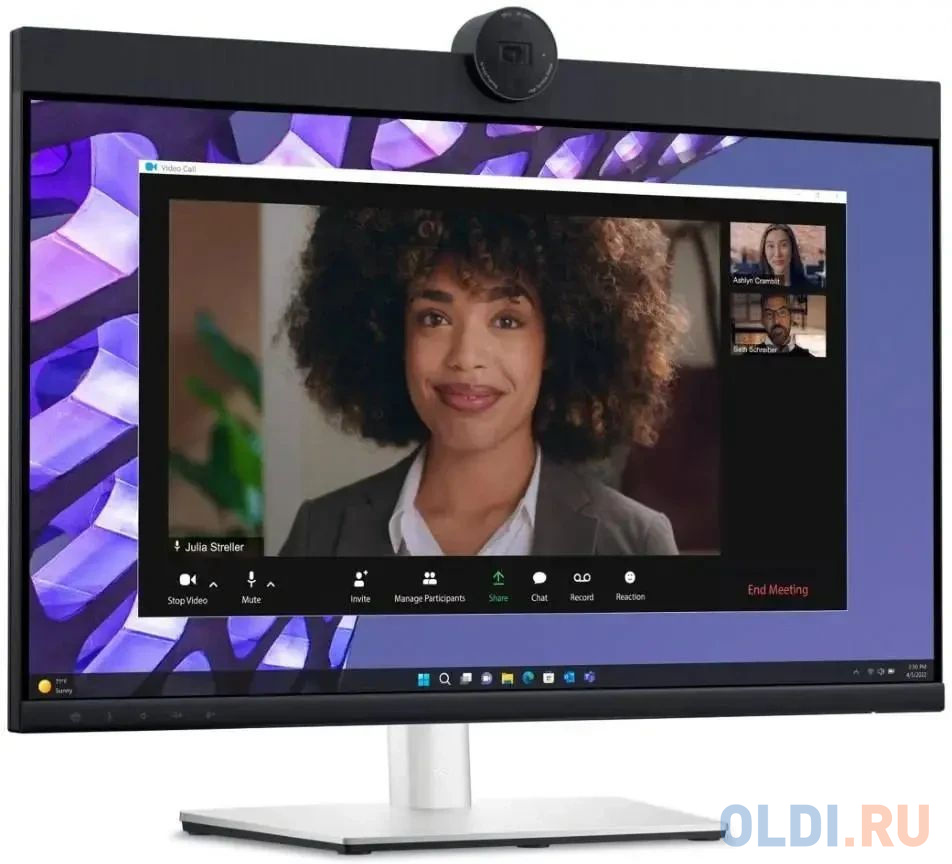 Монитор Dell 23.8" P2424HEB черный IPS LED 16:9 HDMI M/M Cam матовая HAS Piv 250cd 178гр/178гр 1920x1080 60Hz DP FHD USB Touch 6.46кг