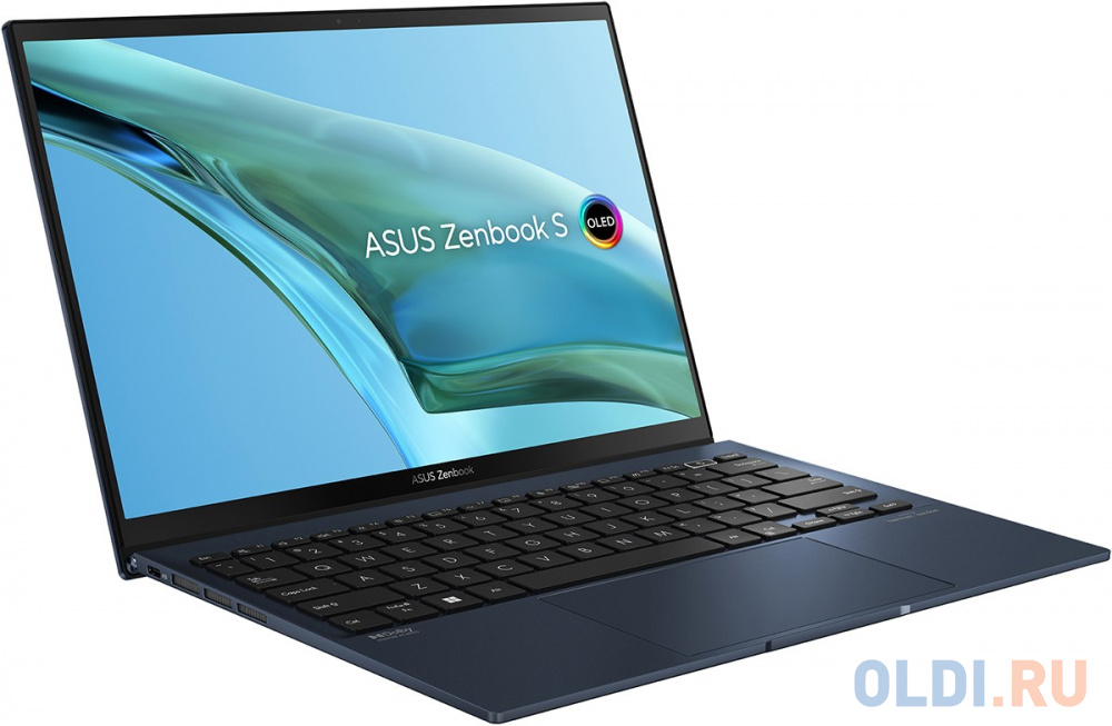 Ноутбук Asus Zenbook S 13 UM5302TA-LV620 AMD Ryzen 7 6800U/16GB/SSD512GB/13.3&quot;/OLED/2.8K (2880x1800)/NoOS/Ponder Blue (90NB0WA3-M00WE0)