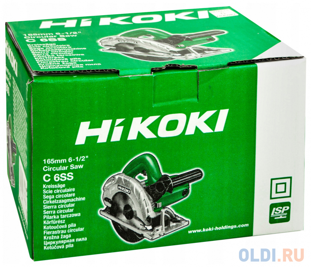 Циркулярная пила Hikoki C6SS 1050 Вт 165мм