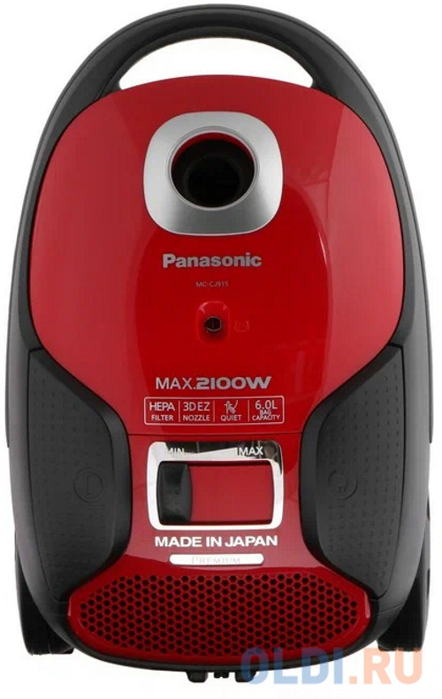 Пылесос Panasonic MC-CJ915R сухая уборка красный