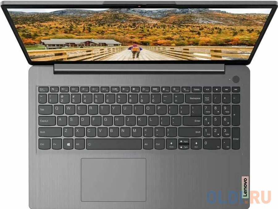 Ноутбук Lenovo IdeaPad 3 15ITL6 Core i3 1115G4 8Gb SSD256Gb Intel UHD Graphics 15.6" TN FHD (1920x1080) noOS grey WiFi BT Cam (82H80331UE)