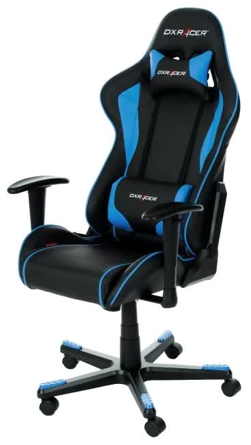 Компьютерное кресло DXRacer Formula чёрно-синее (OH/FE08/NB)