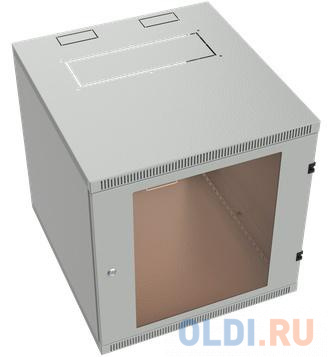 Шкаф коммутационный C3 Solutions WALLBOX LIGHT 6-66 G (NT176964) настенный 6U 600x650мм пер.дв.стекл несъемн.бок.пан. направл.под закл.гайки 25кг серы