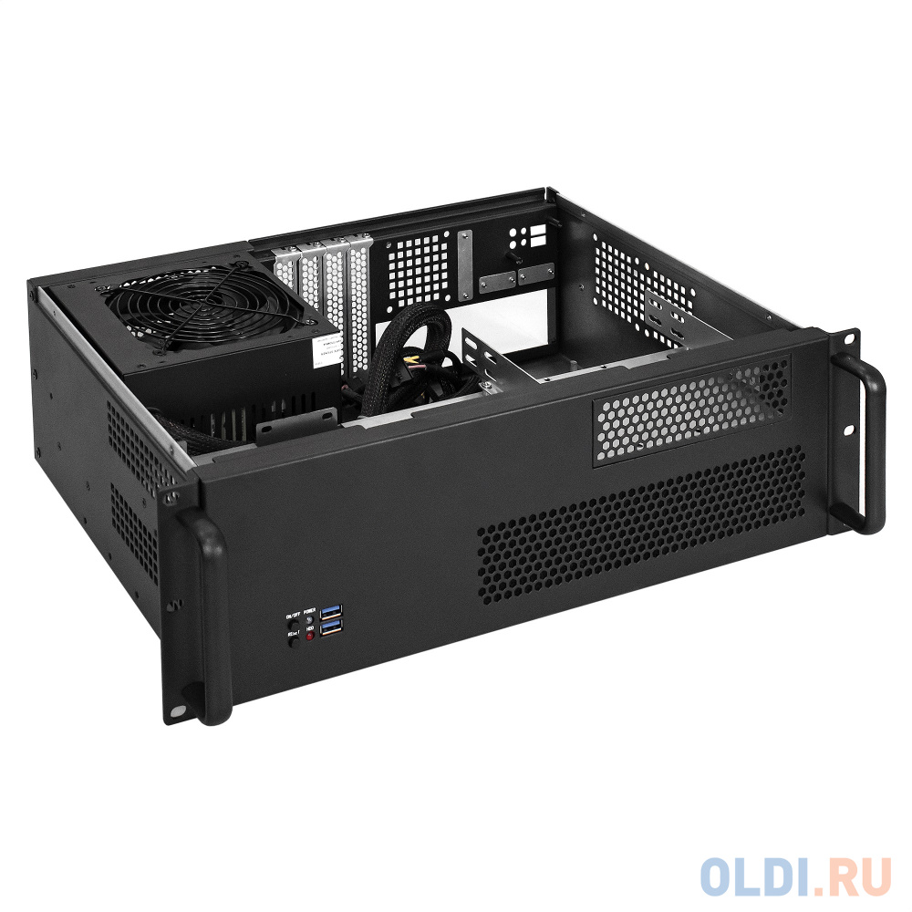 Серверный корпус ExeGate Pro 3U330-02 <RM 19", высота 3U, глубина 330, БП 600PPH-SE 80 PLUS® Bronze, USB> в Москвe