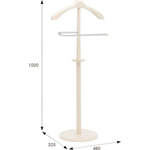 Вешалка костюмная Мебелик В 25Н слоновая кость (П0001463) в Москвe