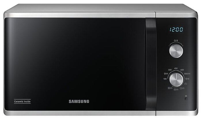 Микроволновая печь Samsung MG23K3614AS/BW 23 л, 800 Вт, гриль, черный (MG23K3614AS/BW)