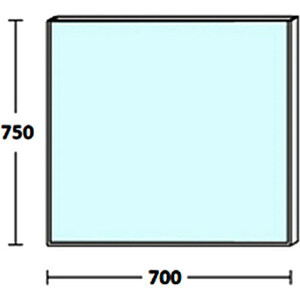 Зеркало De Aqua Сильвер 70х75 с подсветкой, серебро (261663, 261779)