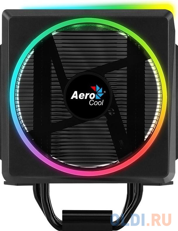 Cooler Aerocool Cylon 4 145W / ARGB / PWM / Intel 115*/775/2066/2011/AMD / Heat pipe 6mm x4 в Москвe