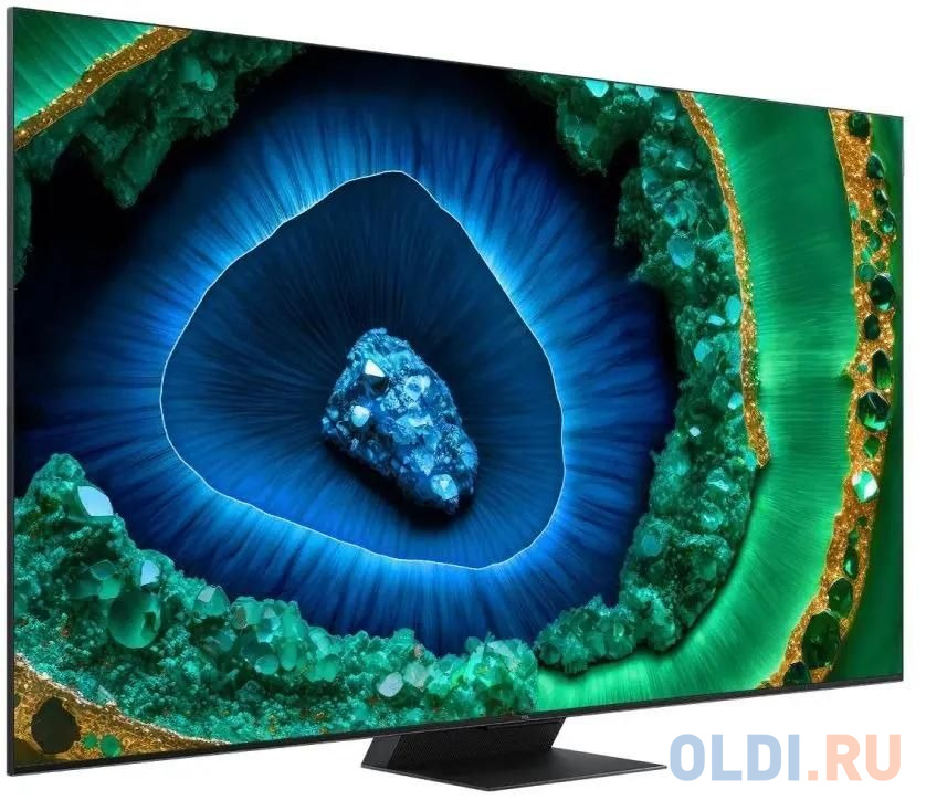 Телевизор QLED TCL 75" 75C855 черный 4K Ultra HD 120Hz DVB-T DVB-T2 DVB-C DVB-S DVB-S2 USB WiFi Smart TV в Москвe